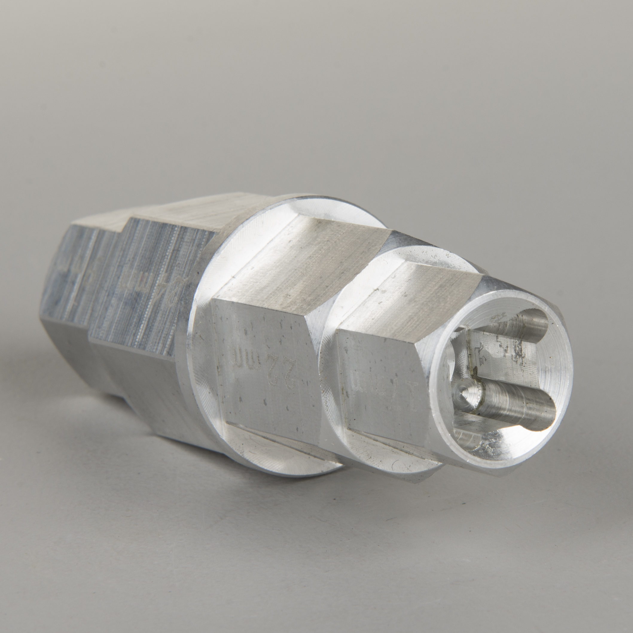 Llave de vaso para eje de rueda JMP, Aluminio