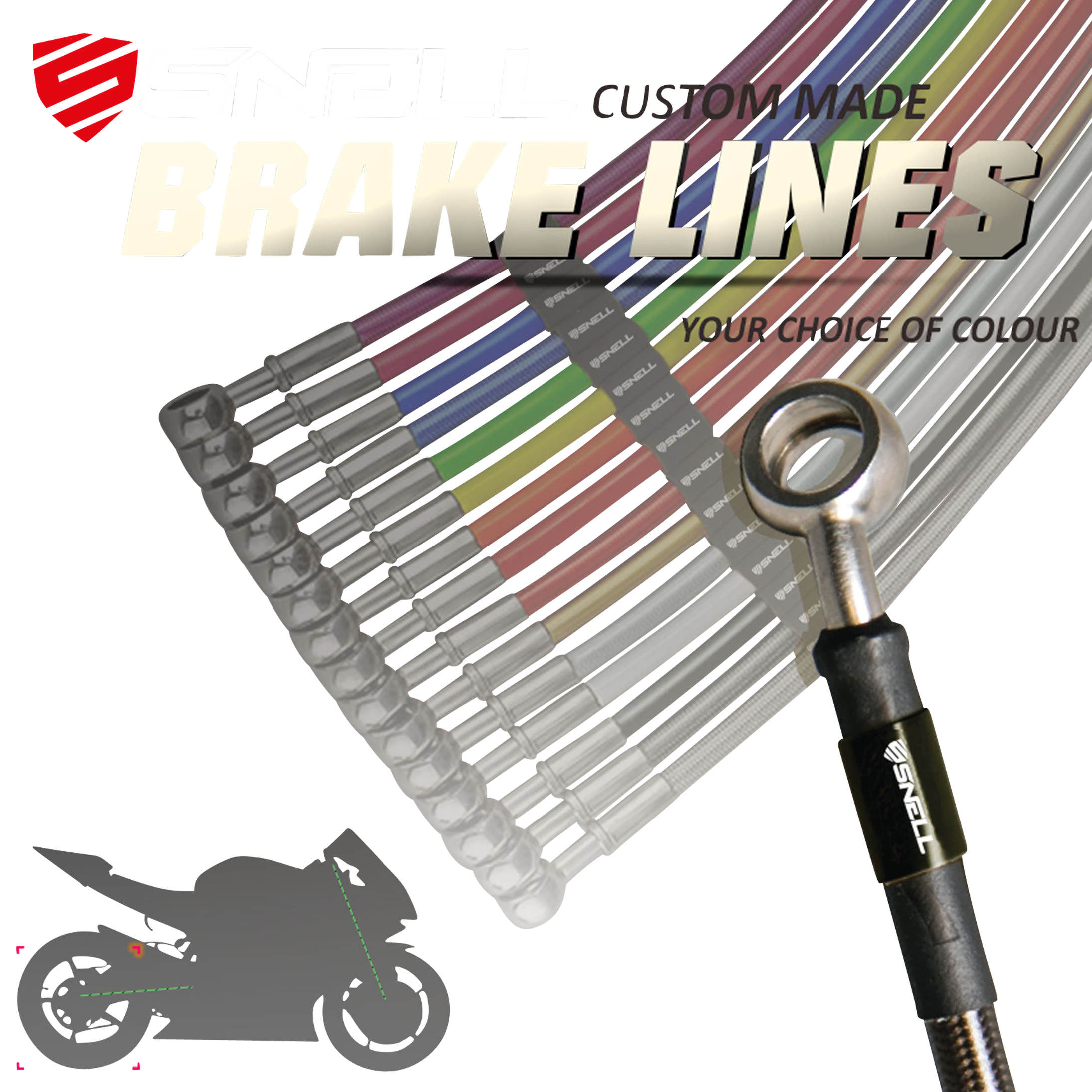 motorcycle brake lines custom