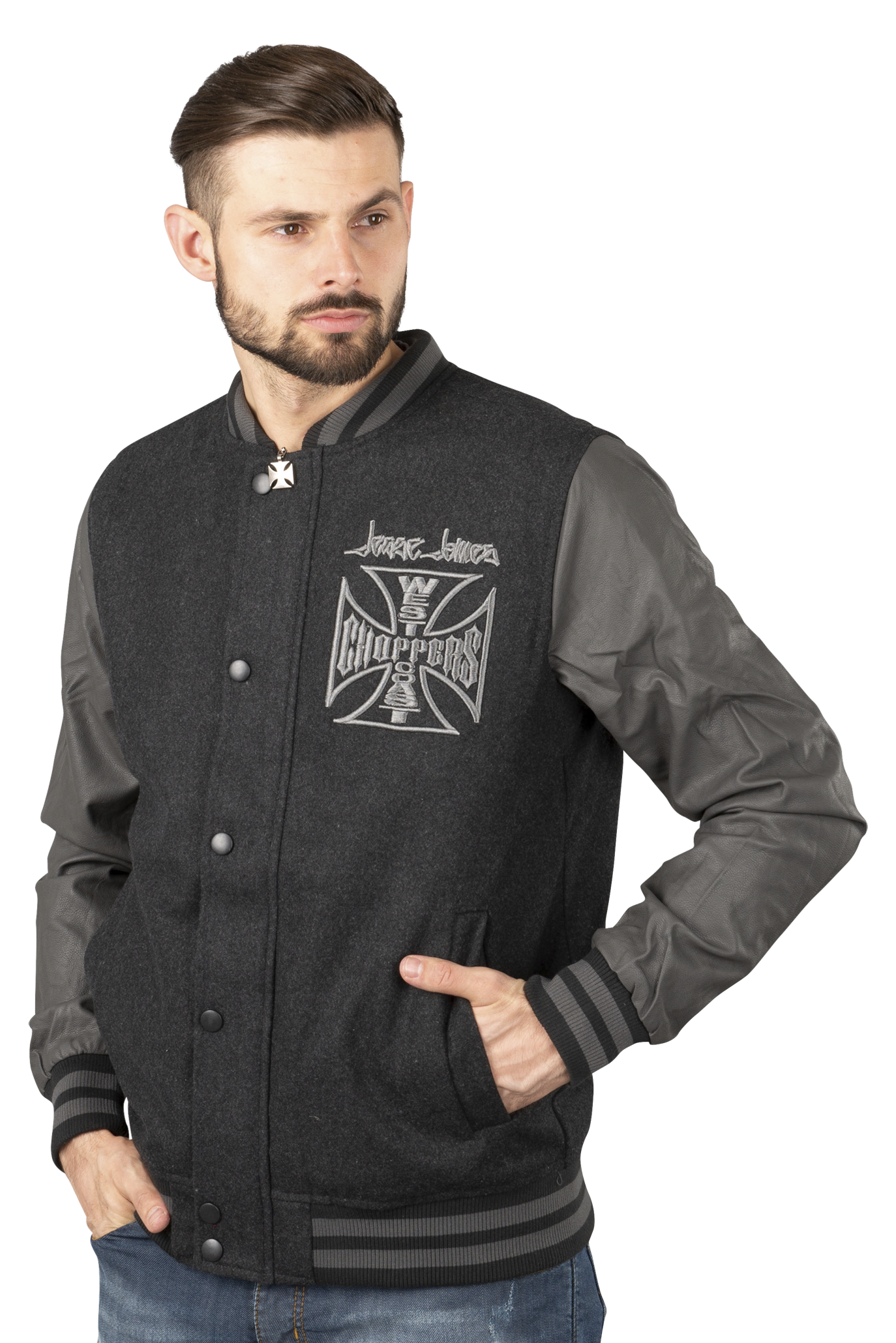 Jas West Coast Choppers OG Cross Wool Baseball