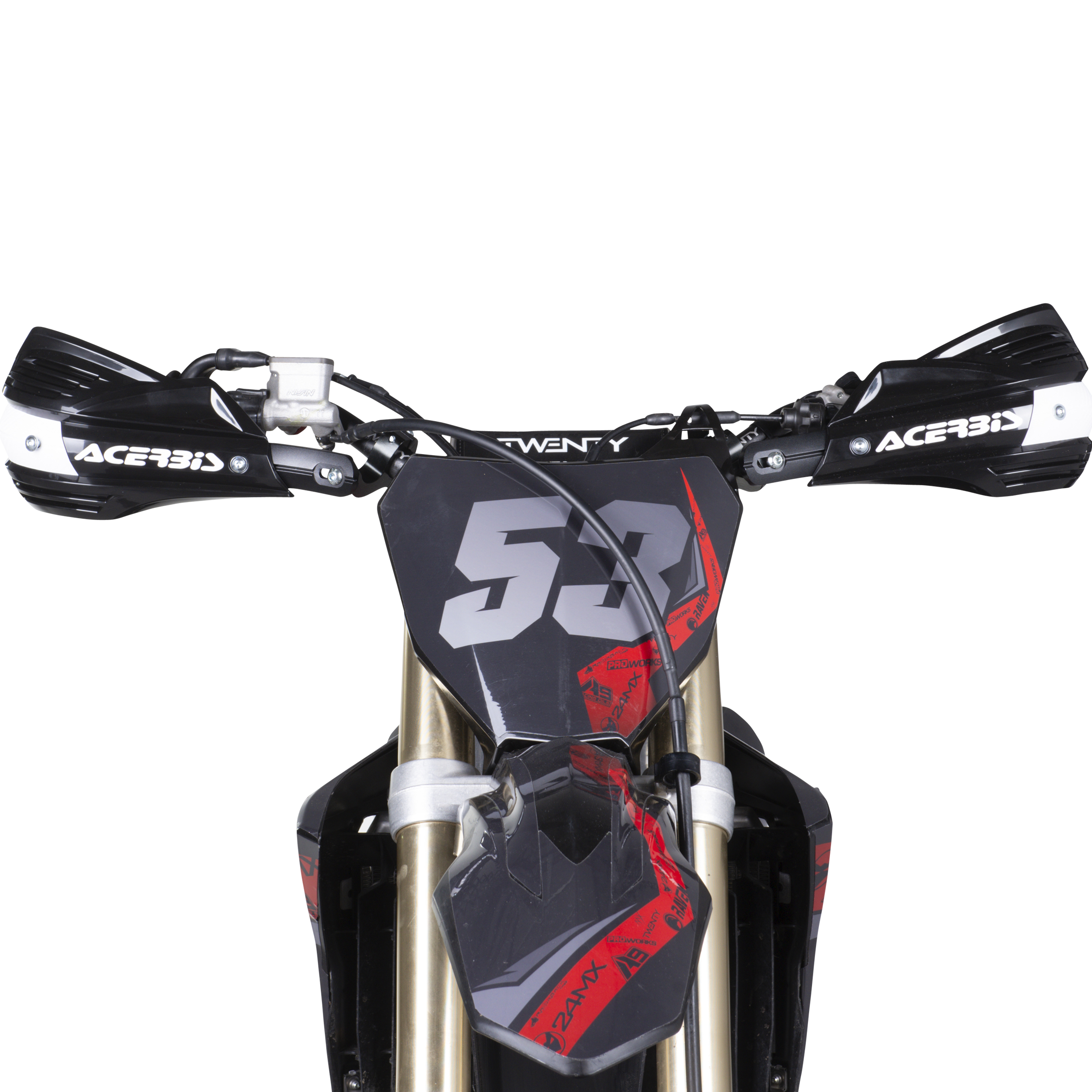 Protèges Mains X-Tarmac Acerbis moto : , protège main de  moto