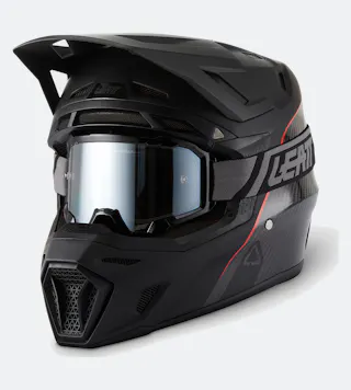 Leatt 9.5 FIM V.27 MX Helmet Kit with Velocity 6.5 Iriz Goggles