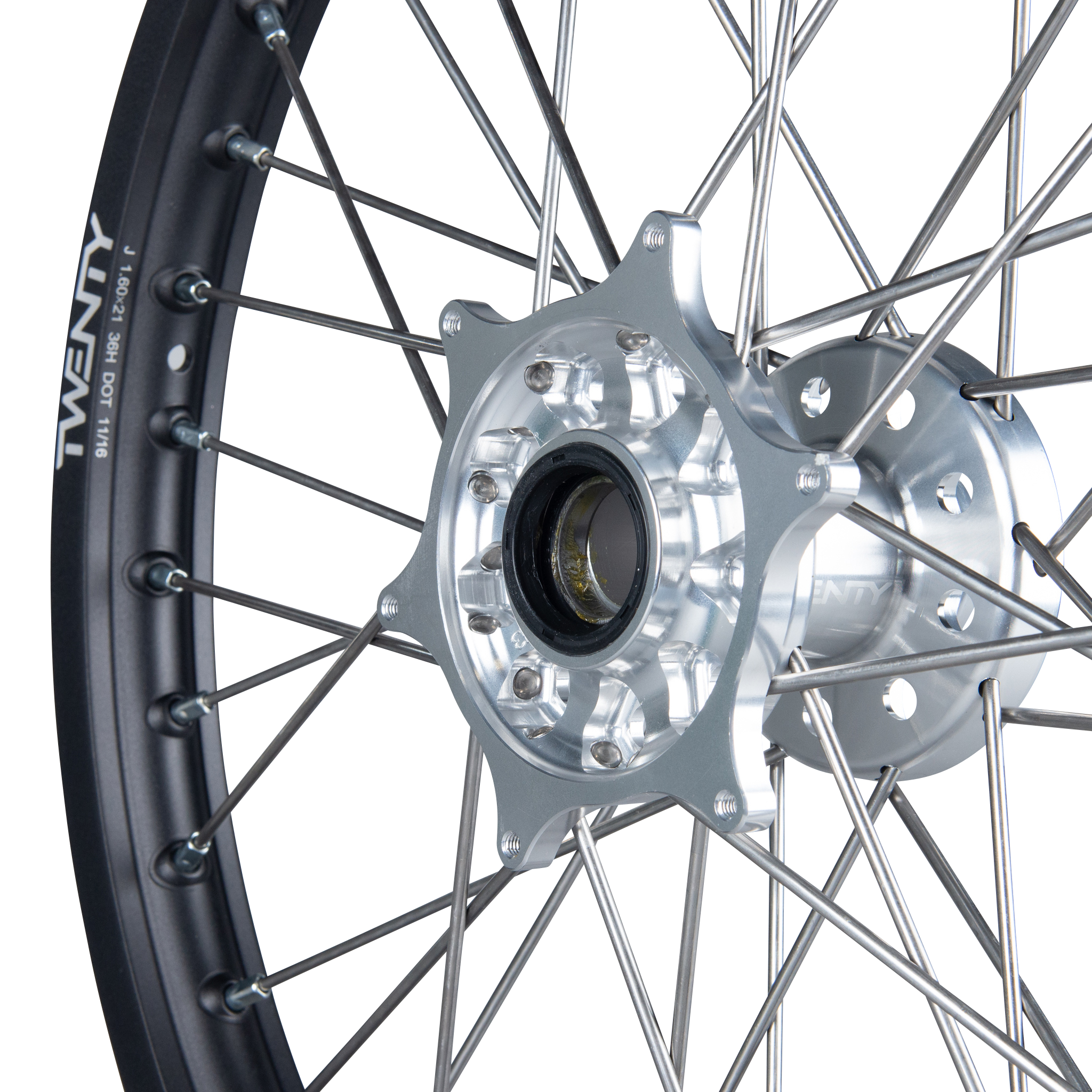 Twenty MX Front Wheel Black-Silver 21"