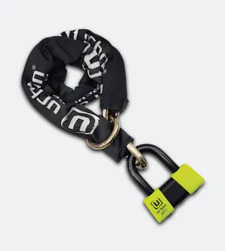 URBAN Mini U-lock UR73 + Chain Lasso ø13,5mm Class SRA 120cm