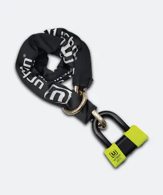 Mini U-slot UR73 + Ketting URBAN Lasso ø13,5mm Klasse SRA 120cm