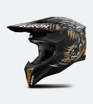 Capacete MX Airoh Wraaap Cyborg