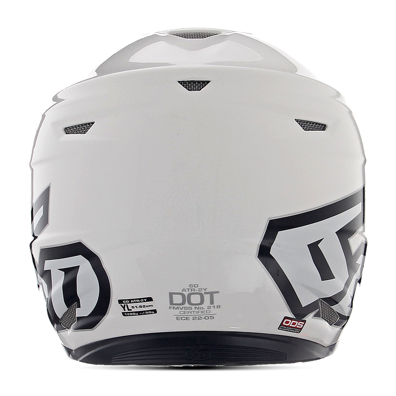 6D ATR-2Y Solid Youth MX Helmet