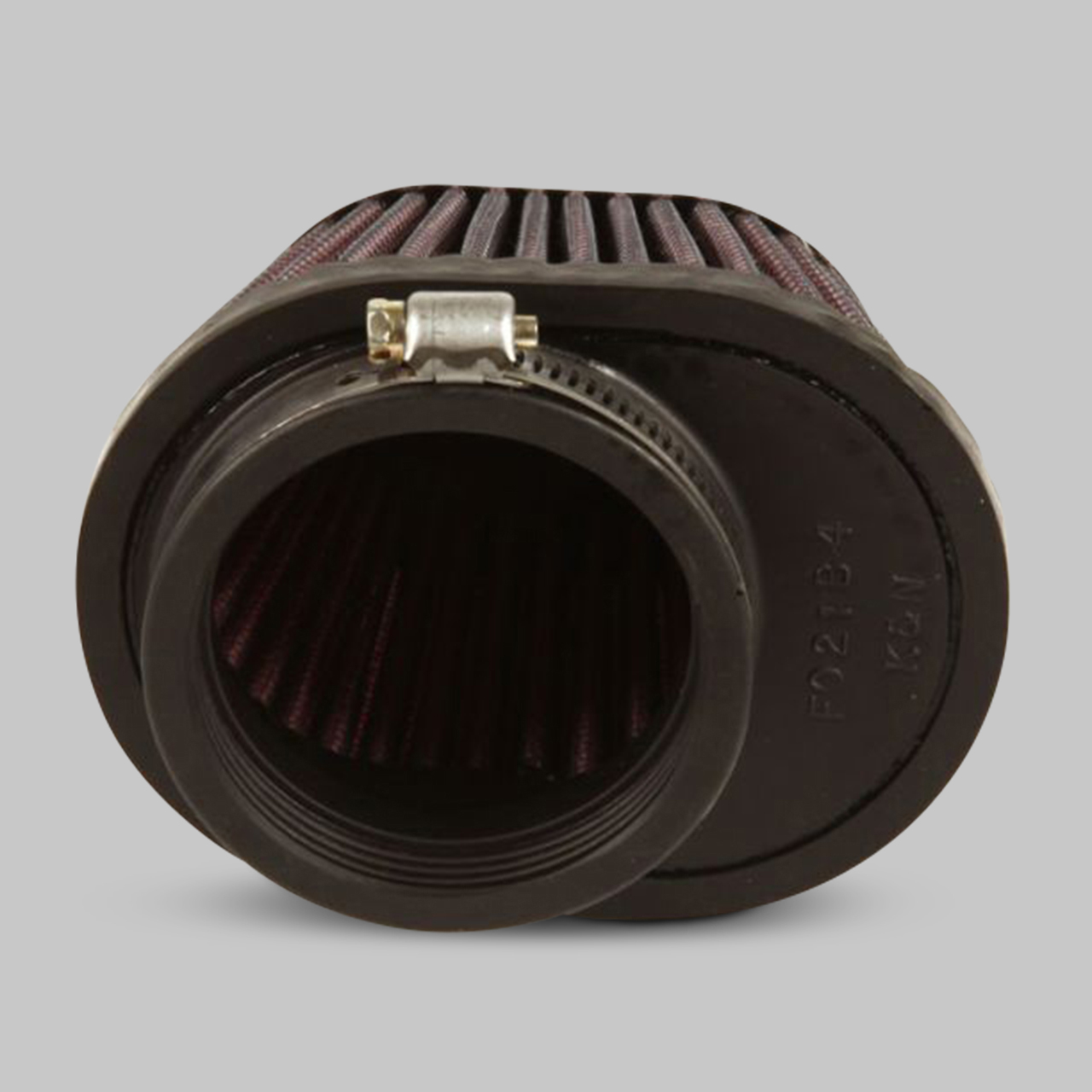 K&N Universal OFS Air Filter Oval Conical Chrome