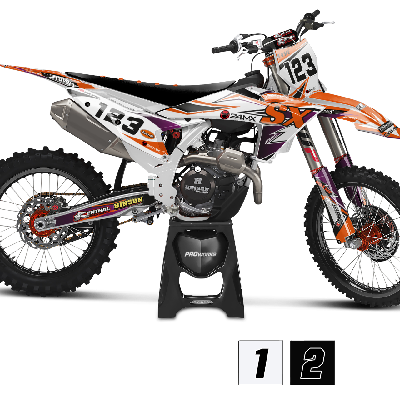 Sada Polepů 24MX KTM Crusher