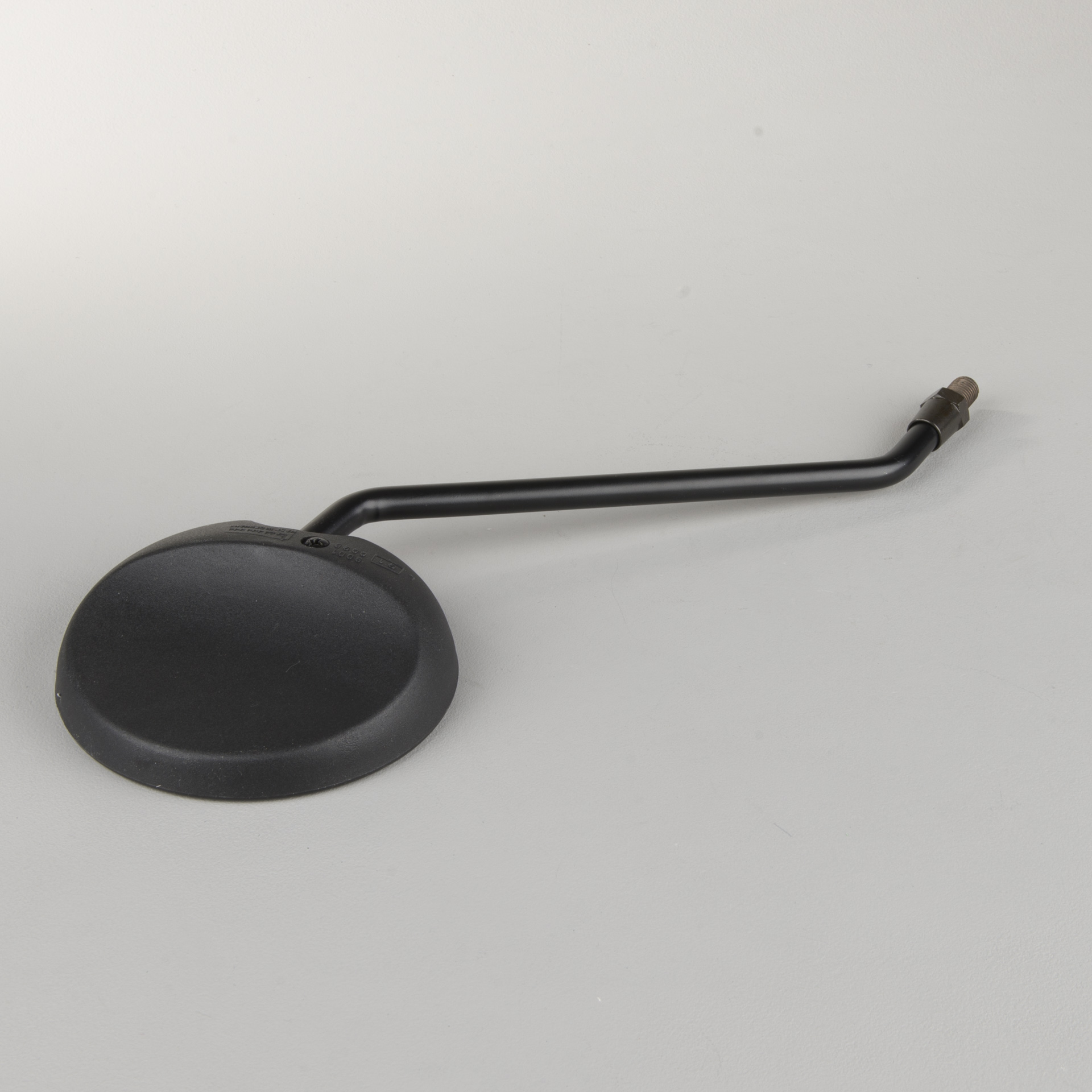 Busch & Müller Round Rearview Mirror Glossy Black