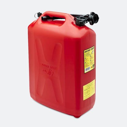 Benzinkanister 20L Kunststoff Rot, Kanister mit Ausgießer