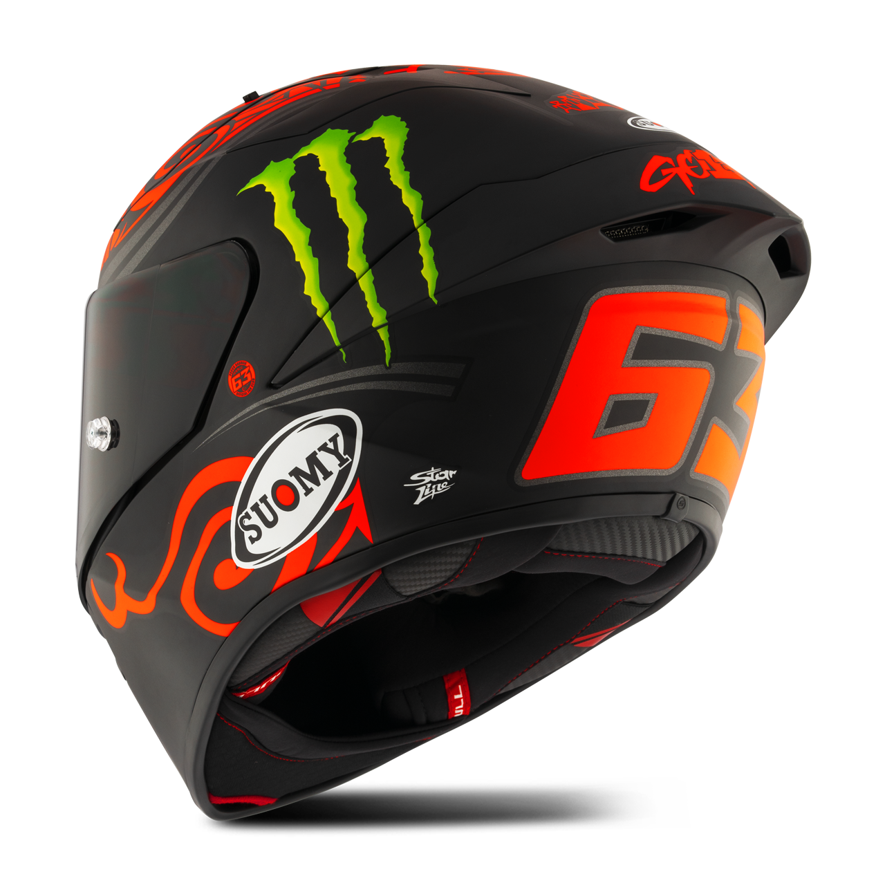 Suomy S1-XR GP Full Face Helmet Bagnaia Monster Repl.2024
