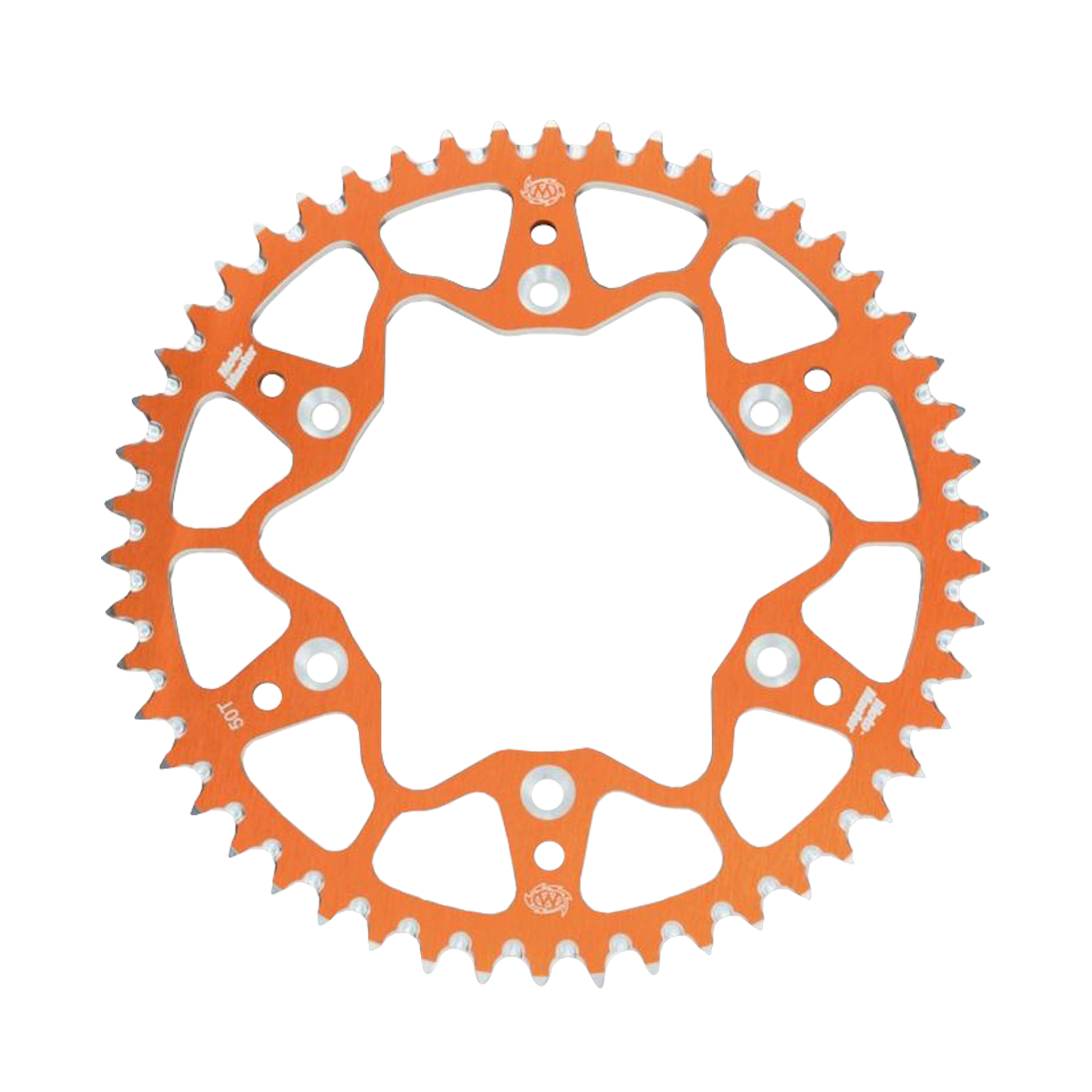 Corona Moto-Master 7075 Series 520 Aluminio Naranja