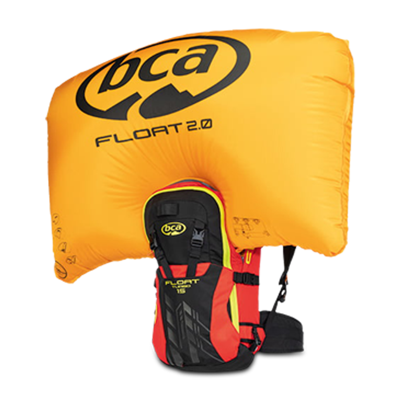 Système Airbag BCA Float 15 Turbo 2.0 Noir-Rouge-Lime