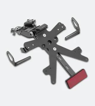 Kennzeichenhalter-Set Rizoma Fox Schwarz
