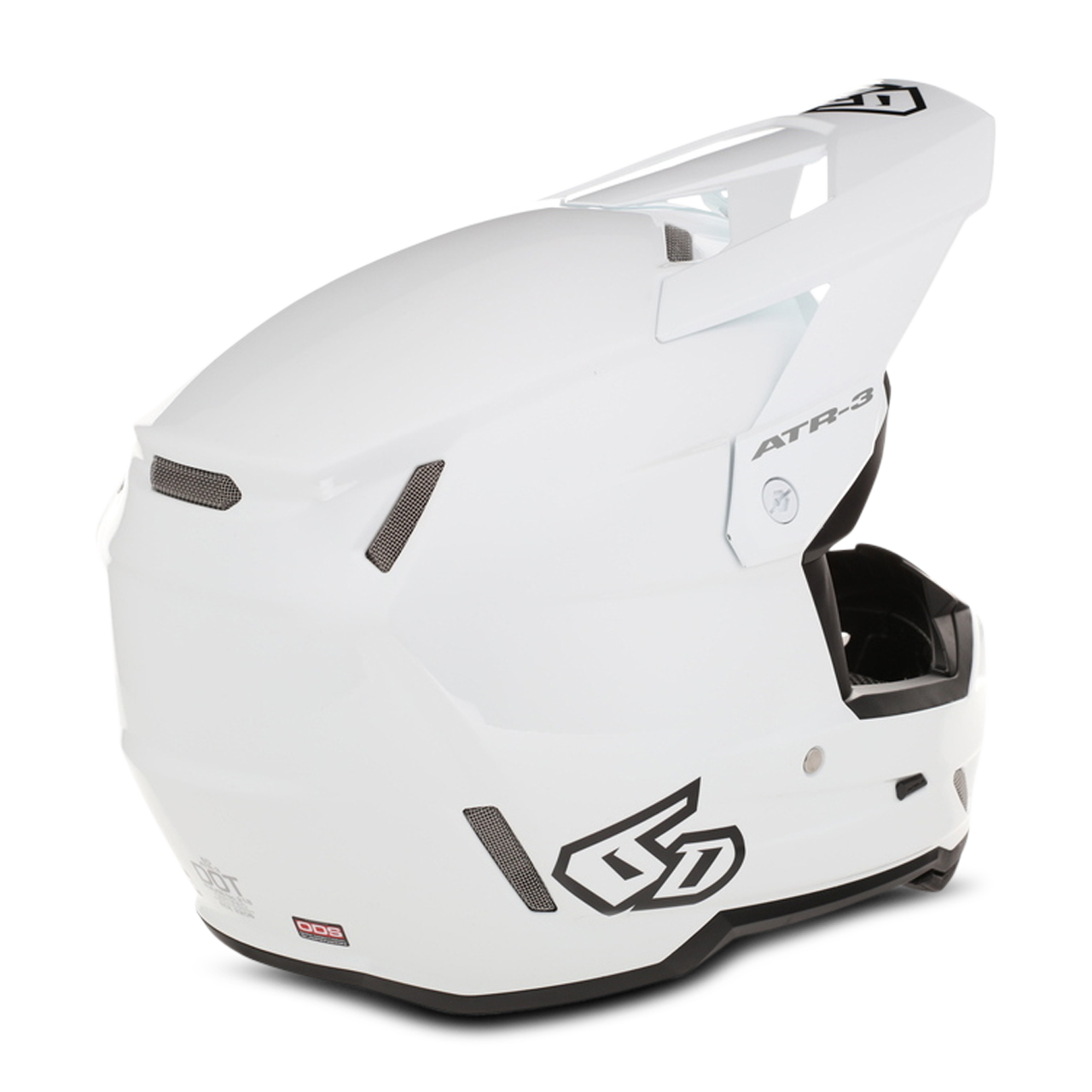 Crosshelm 6D ATR-3Y Jeugd Solid FIM