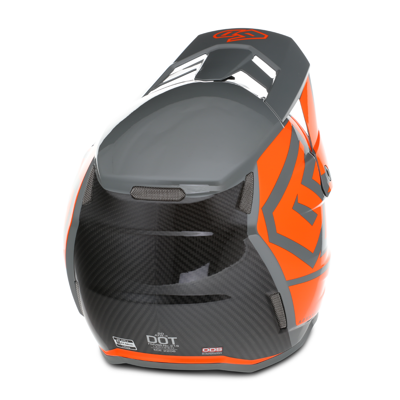 Crosshelm Kinderen 6D ATR-3Y Hex Glanzend