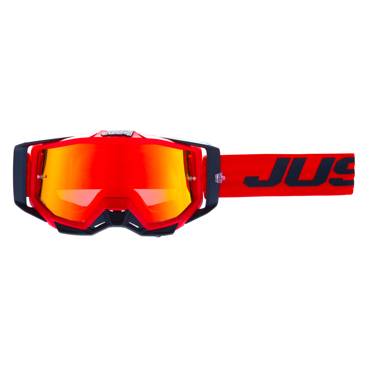 Just1 Iris 2.0 MX Goggles Logo Mirror Silver Lens
