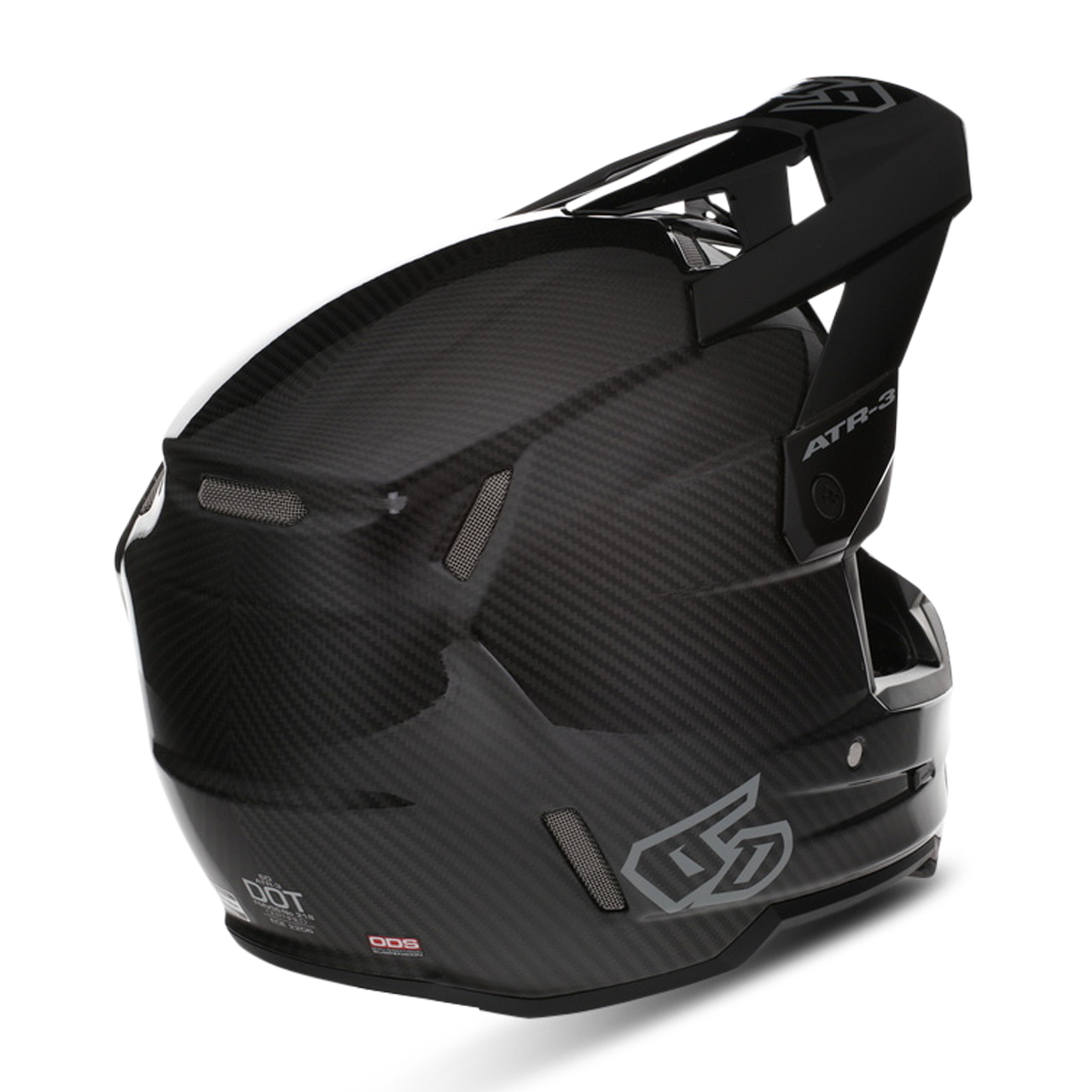Crosshelm 6D ATR-3Y Jeugd Solid FIM