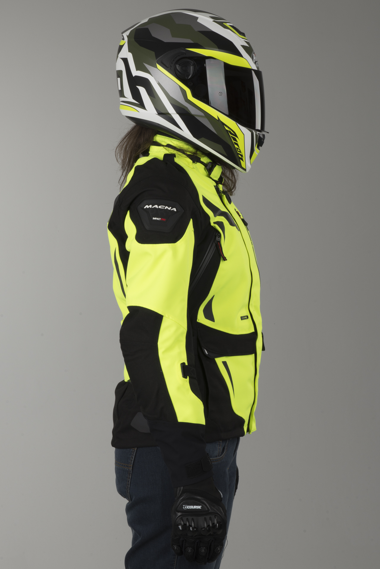 MC jakke Macna Impact Pro Dame Fluo Nå 10% Du sparer MC jakke Macna Impact Pro Dame Fluo Nå 10% Du sparer