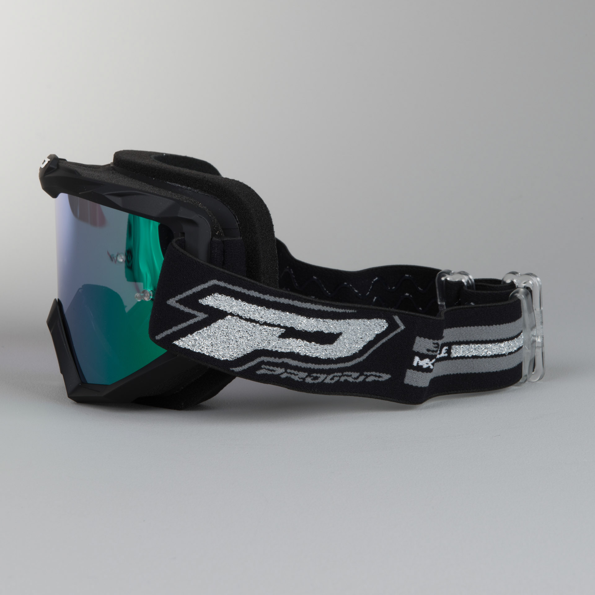 ProGrip 3204 MX Goggle Matte Black/Green Mirror