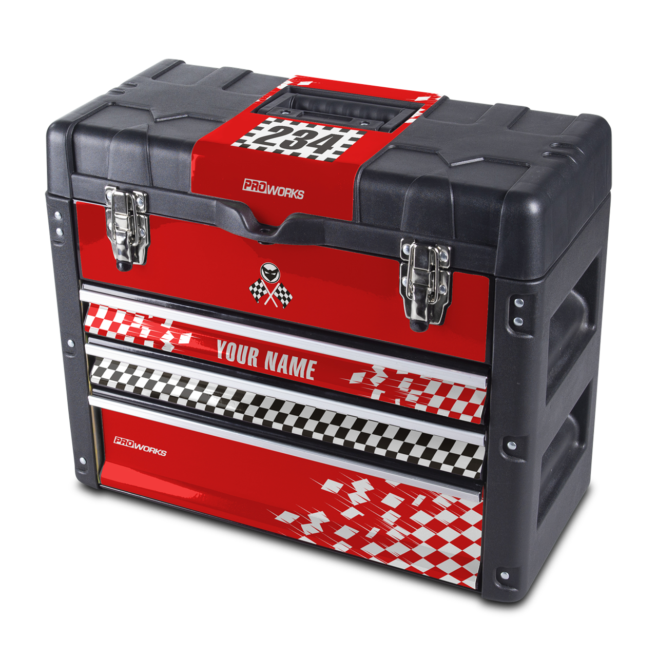 24MX X3 Race Toolbox Decal Kit