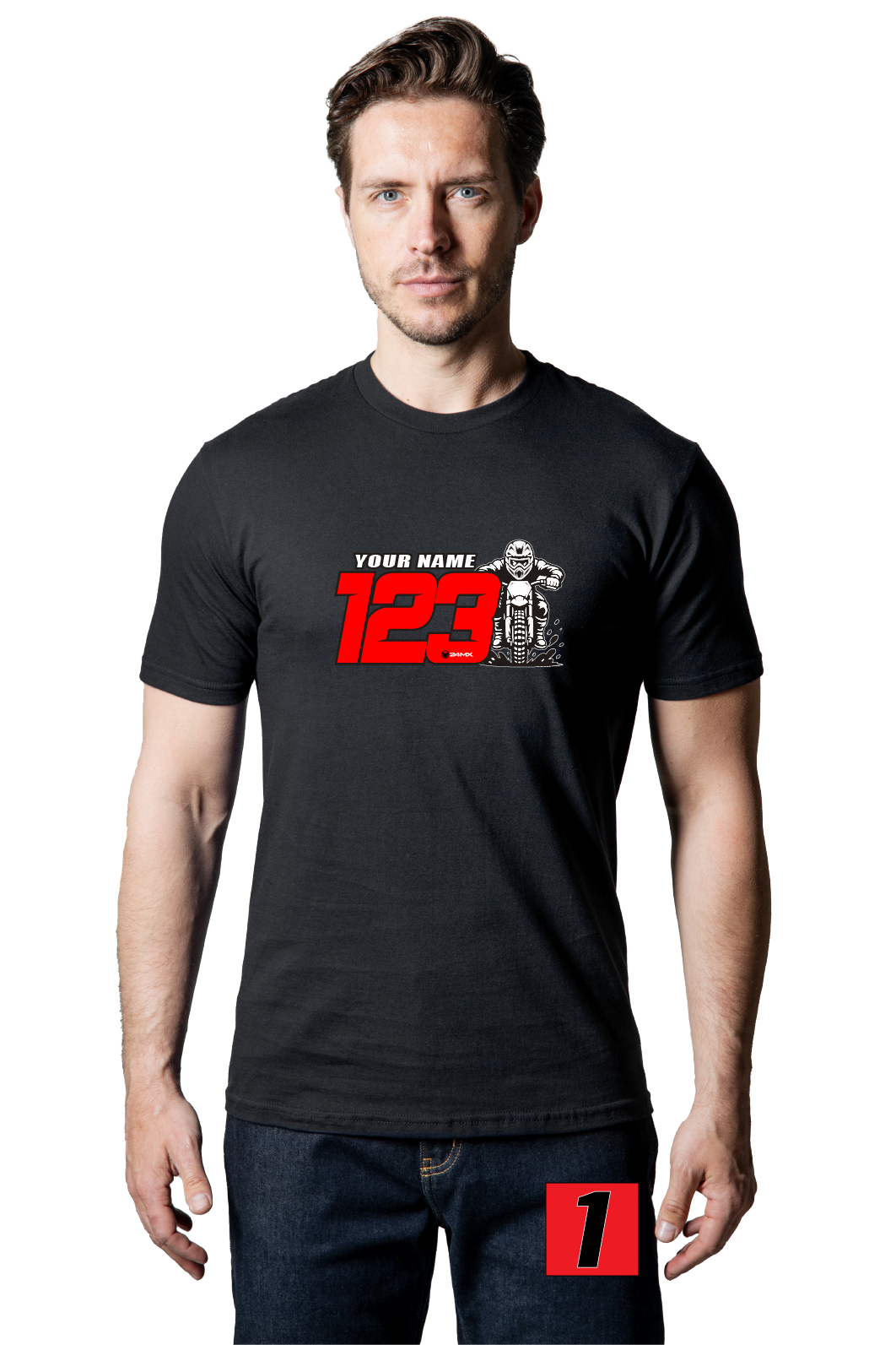 Tricou 24MX Anger Față