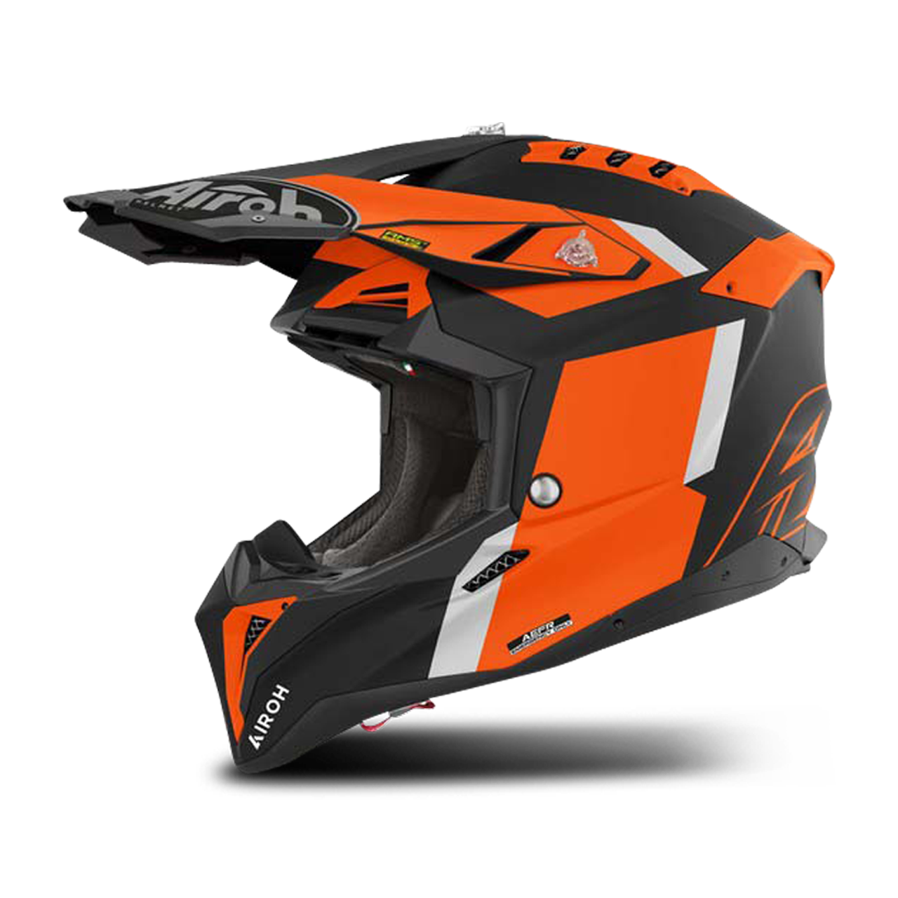 Airoh VALOR Casco Stradale Moto – Bianco Opaco, Taglia S – Con Visiera Ultra-Wide E Predisposizione Pinlock