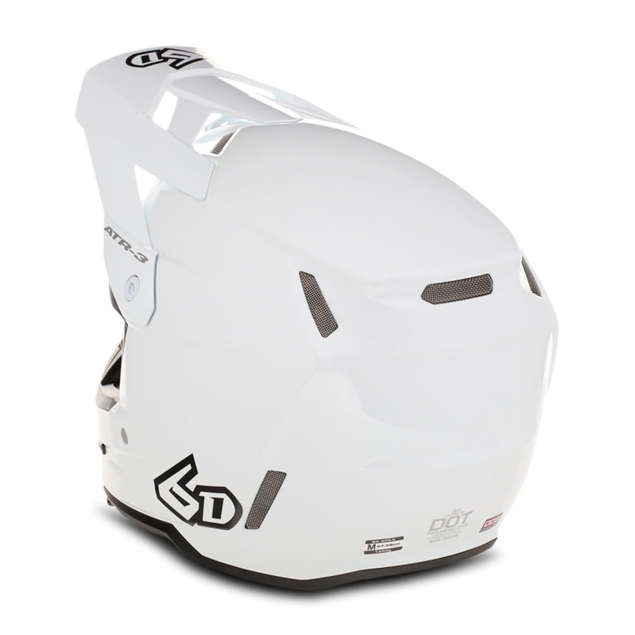 Crosshelm 6D ATR-3Y Jeugd Solid FIM