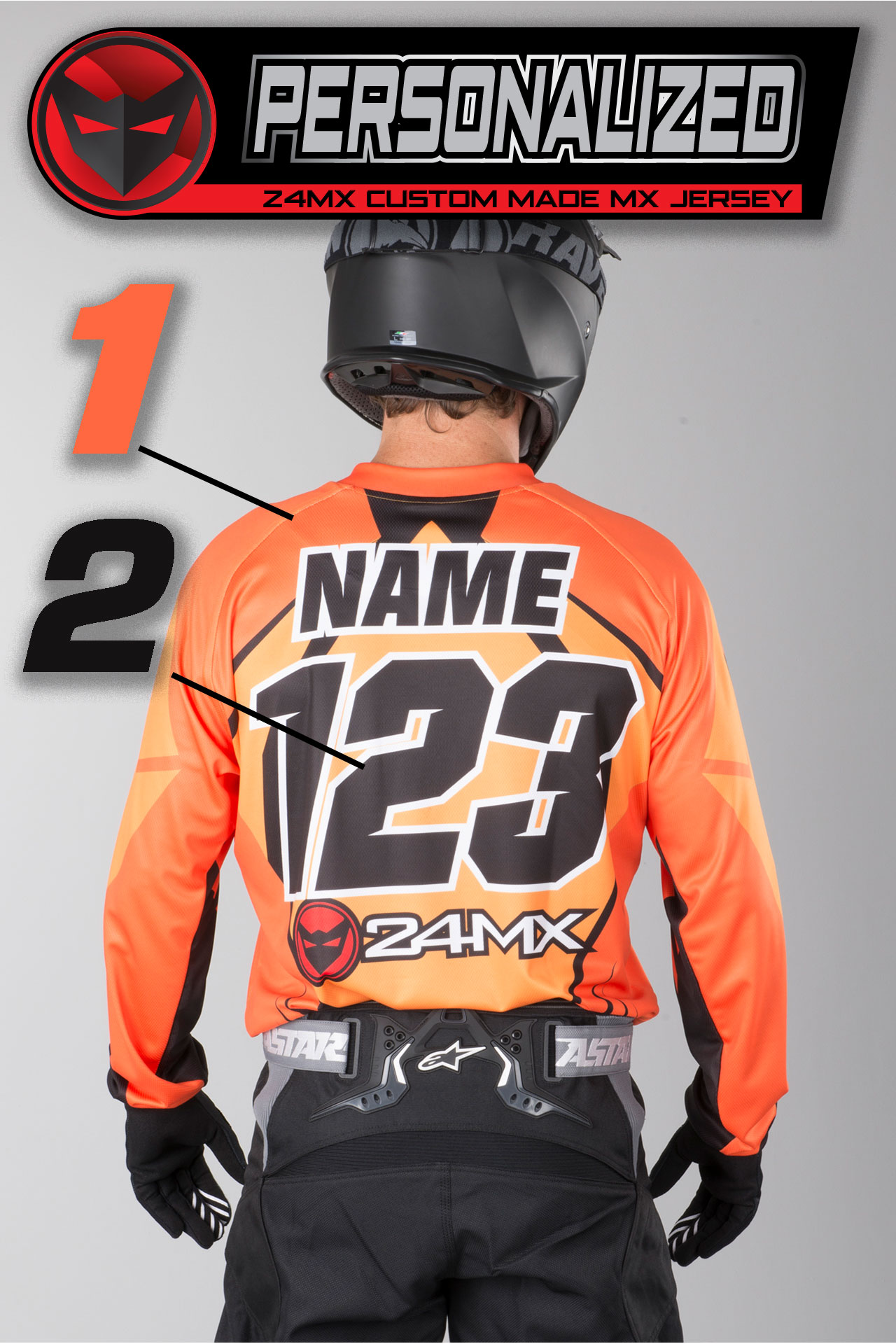 24MX RACE Jersey - Customised MX3