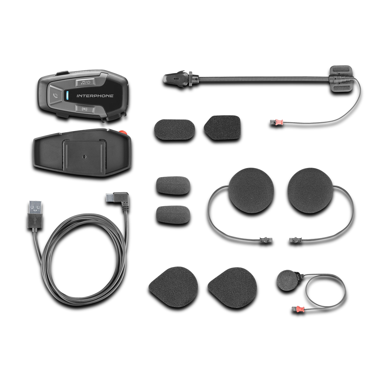 Interphone U-Com 6R Intercom System Black
