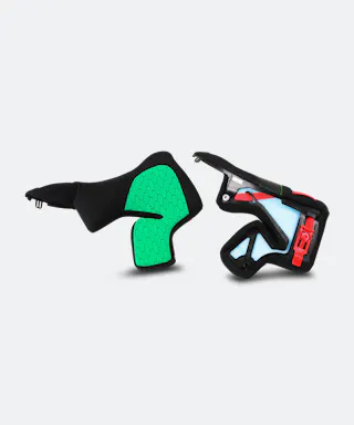 Almohadillas de Mejilla Casco X-lite X-804 RS Ultra Carbon Verdes