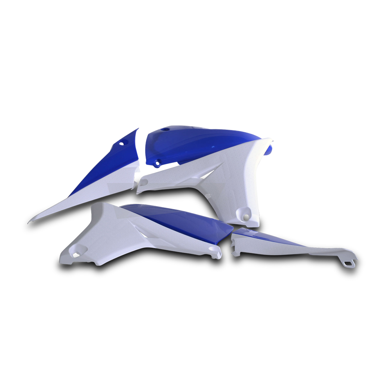 Polisport Radiator Shrouds with Tank Cover Blue