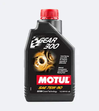 Óleo de Transmissão Motul 300 75W90 1 L Totalmente Sintético para Caixas de Velocidades e Eixos de Transmissão