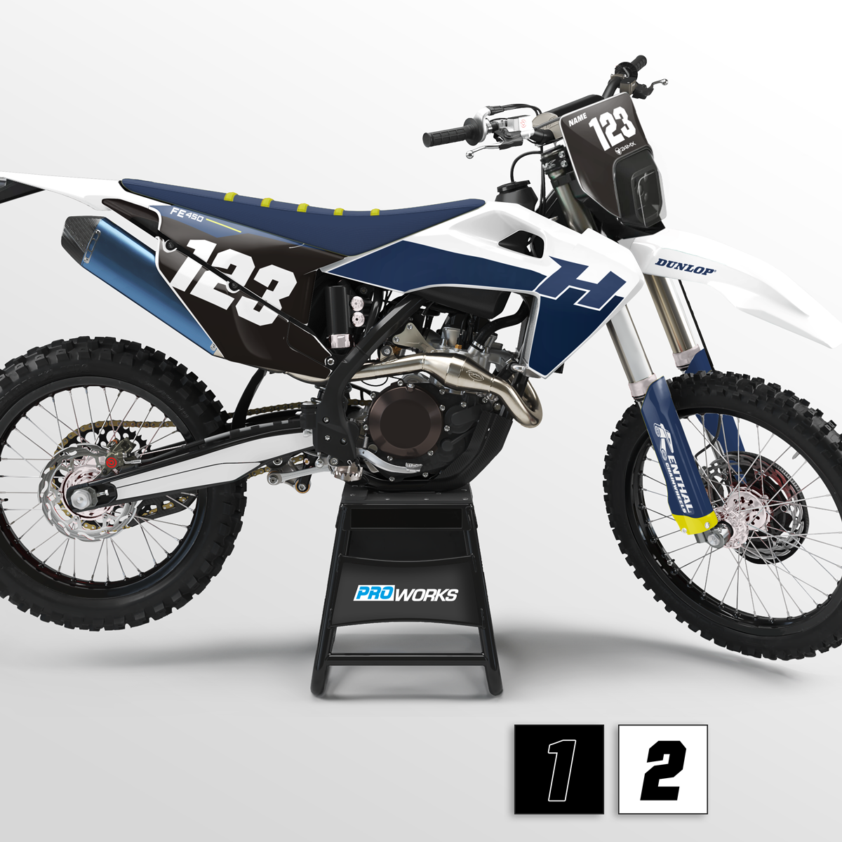 Stickerset 24MX FE 2021 met Naam & Nummer