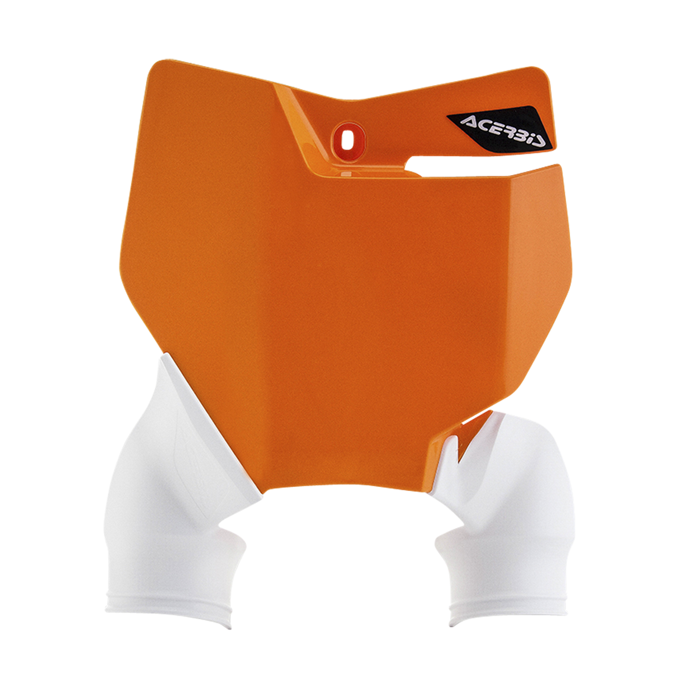 Acerbis Raptor Number Plate Orange-White
