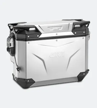 Givi Trekker Outback EVO Anodized Aluminum Cut Out Side Case