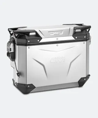 Zijkoffer Givi Trekker Outback EVO Geanodiseerd Aluminium Cut Out