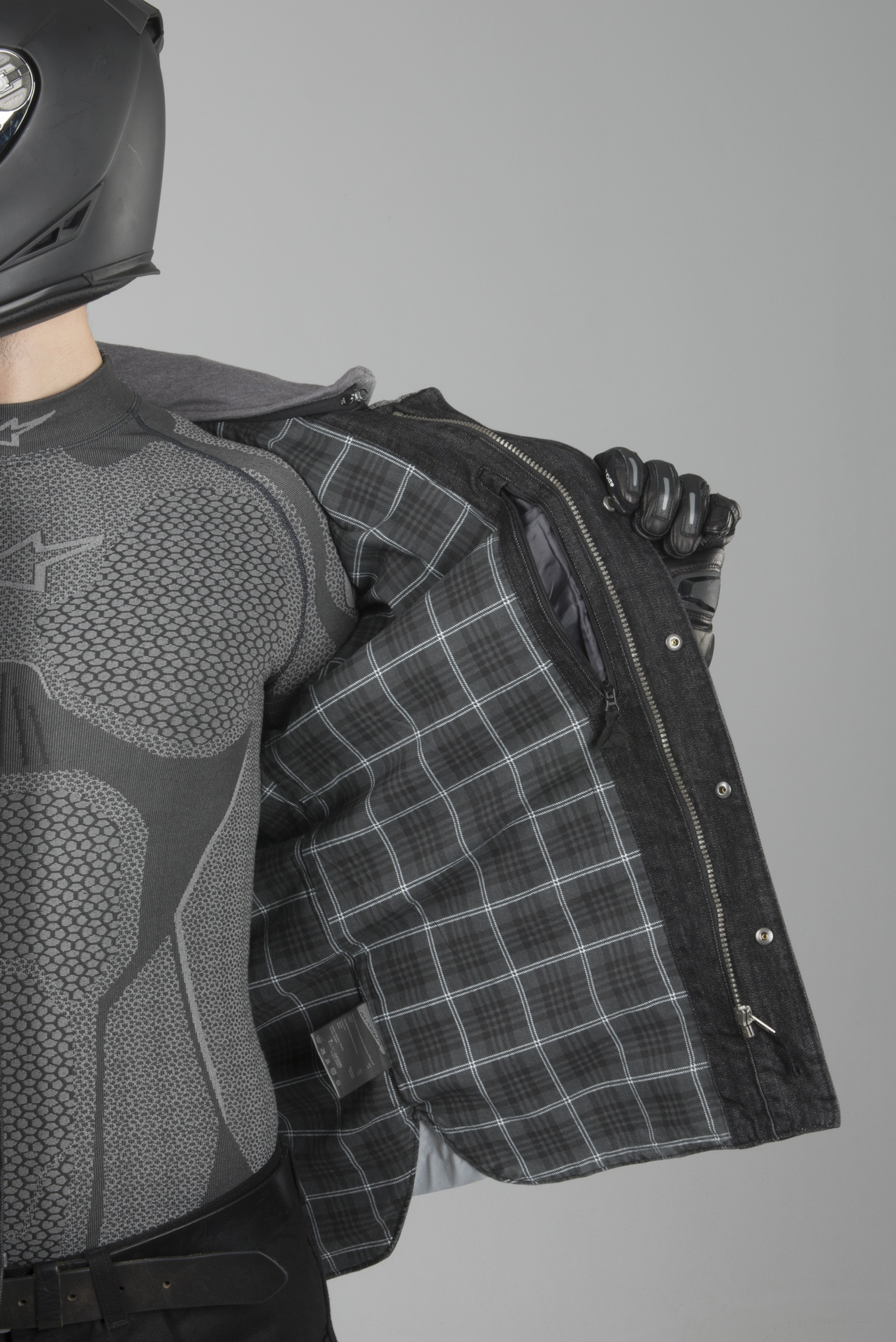 Chaqueta de Moto Vaquera Macna Westcoast Denim