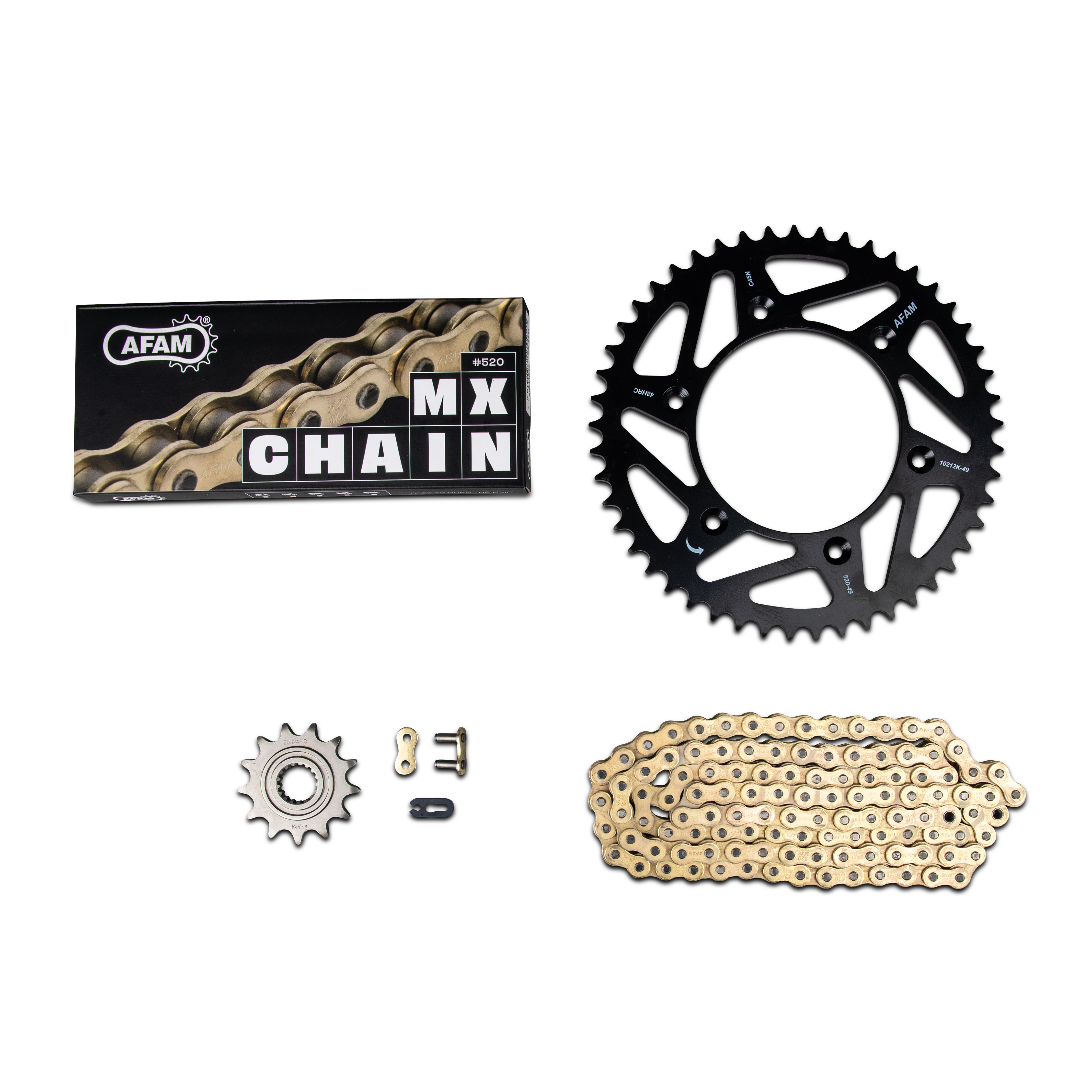 Ketting en Tandwielset AFAM A520MX4-G