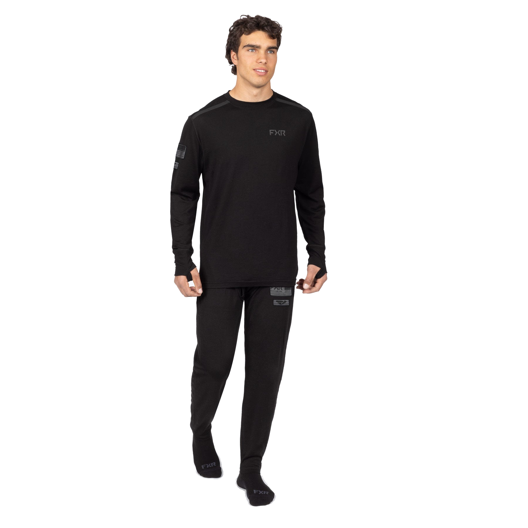 Camisa de Capa Base de Manga Larga FXR Vapor Merino