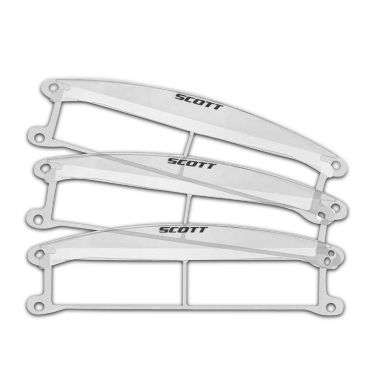 Set van 3-Pack Scott Hustle Antistick Grid
