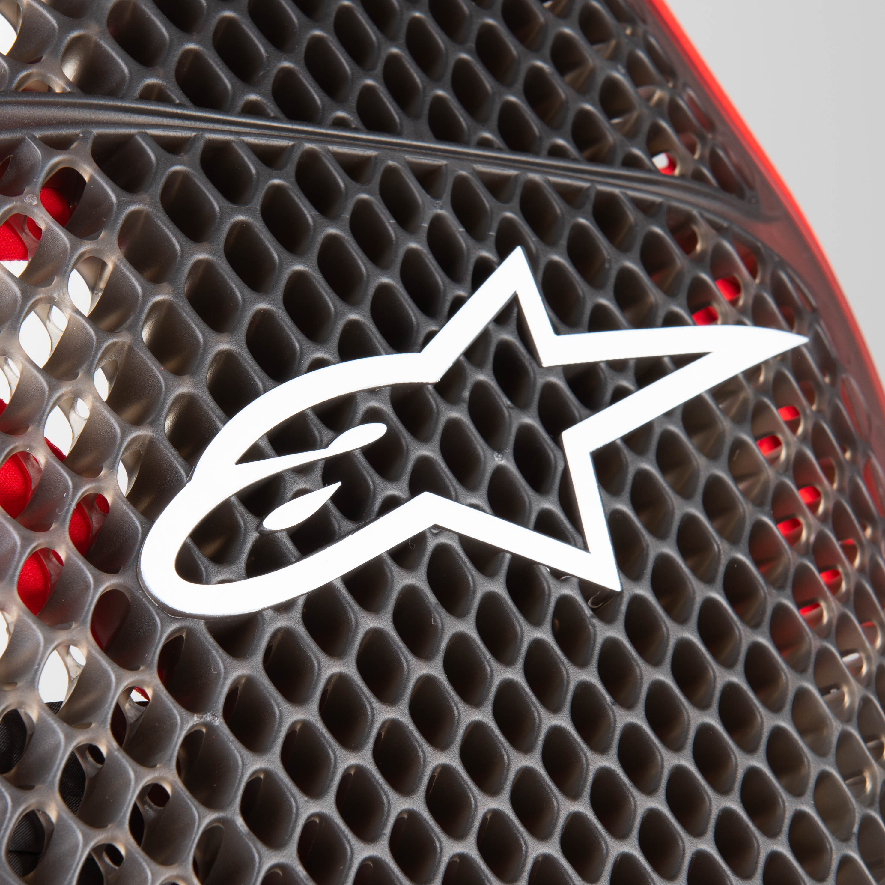 Alpinestars Nucleon KR-1 Celli Back Protector Transparent-Red