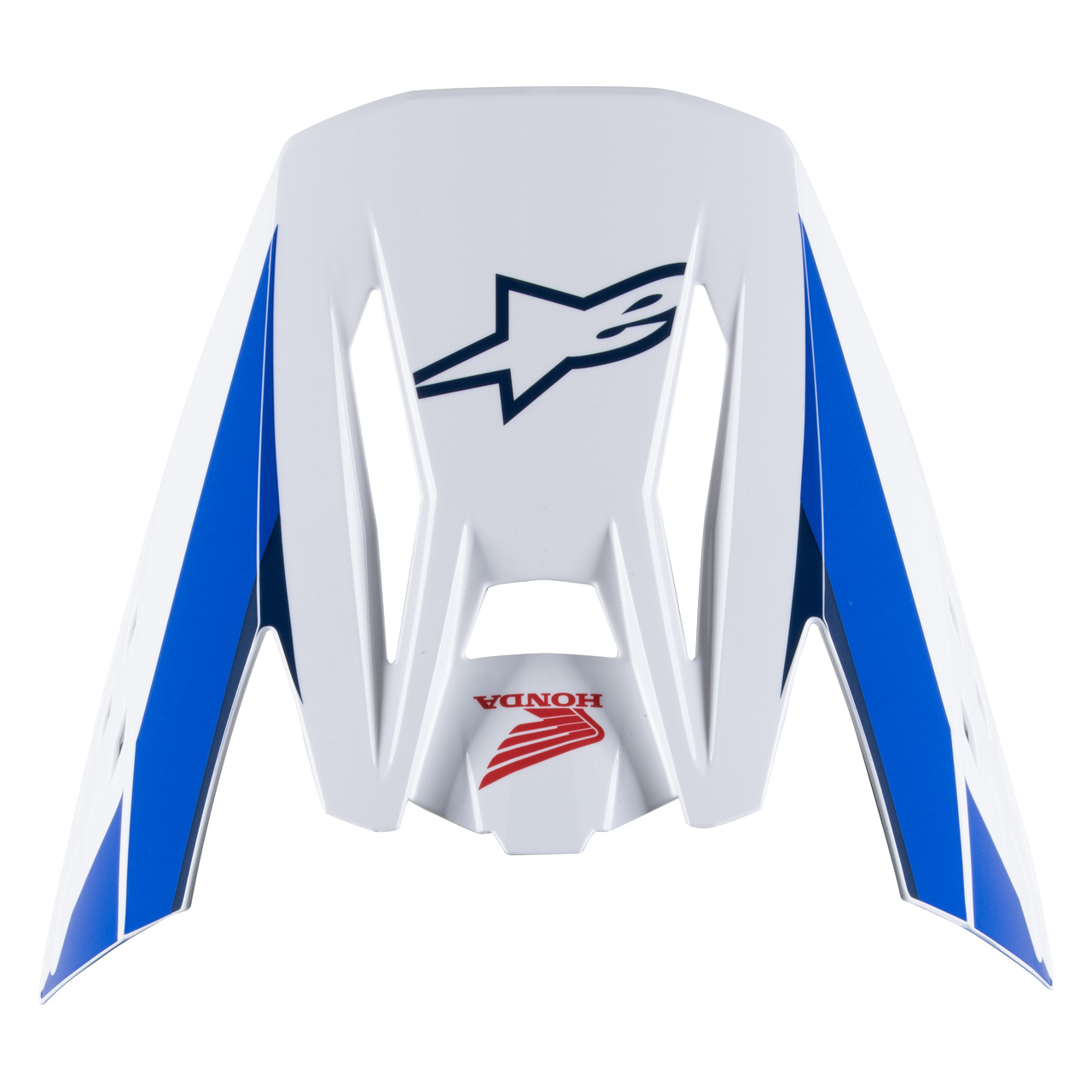 Helmklep Alpinestars Honda S-M5 Ece 22.06 Wit-Blauw-Glanzend Rood