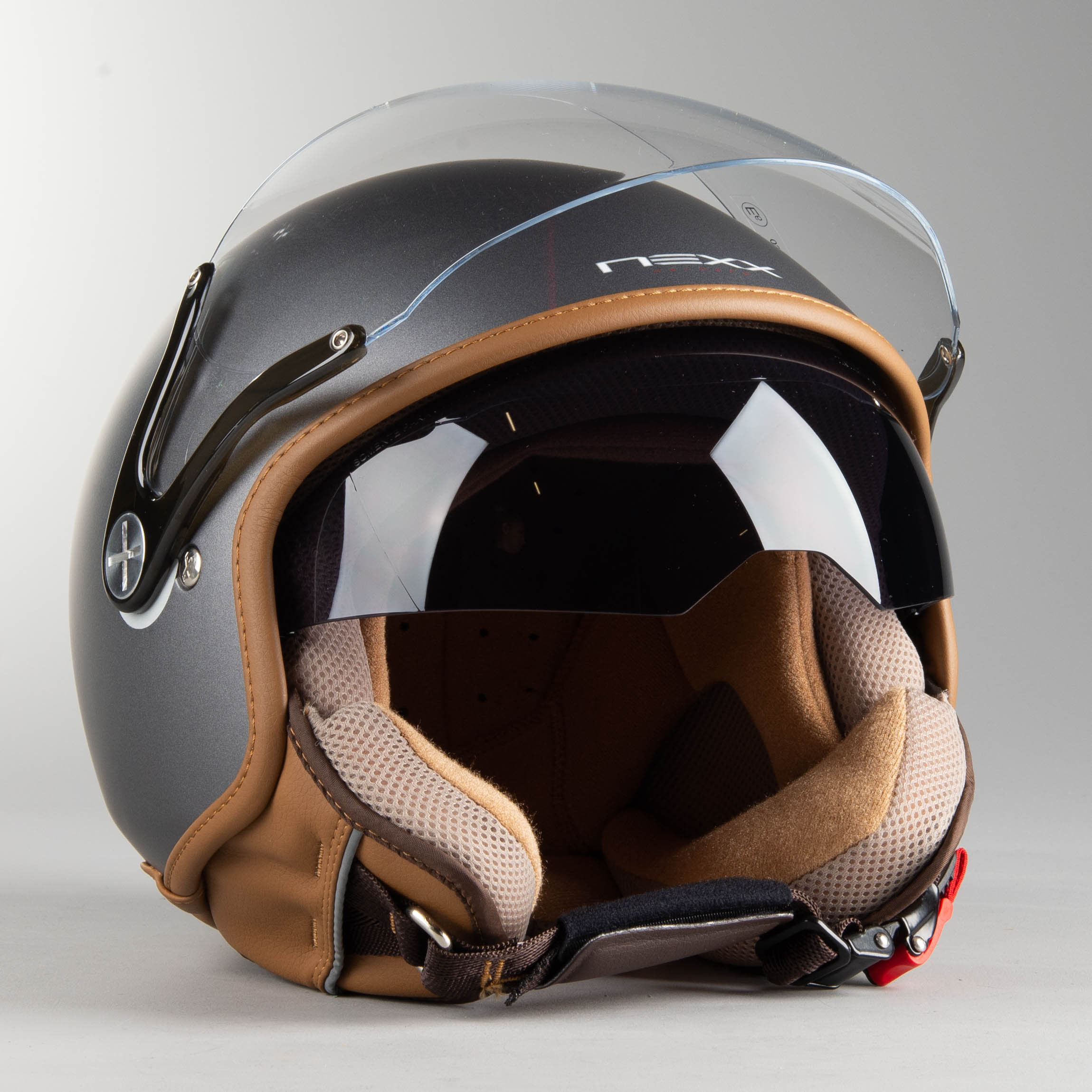 Nexx SX.60 Jazzy OpenFace Helmet Matte Titanium Now 10 Savings