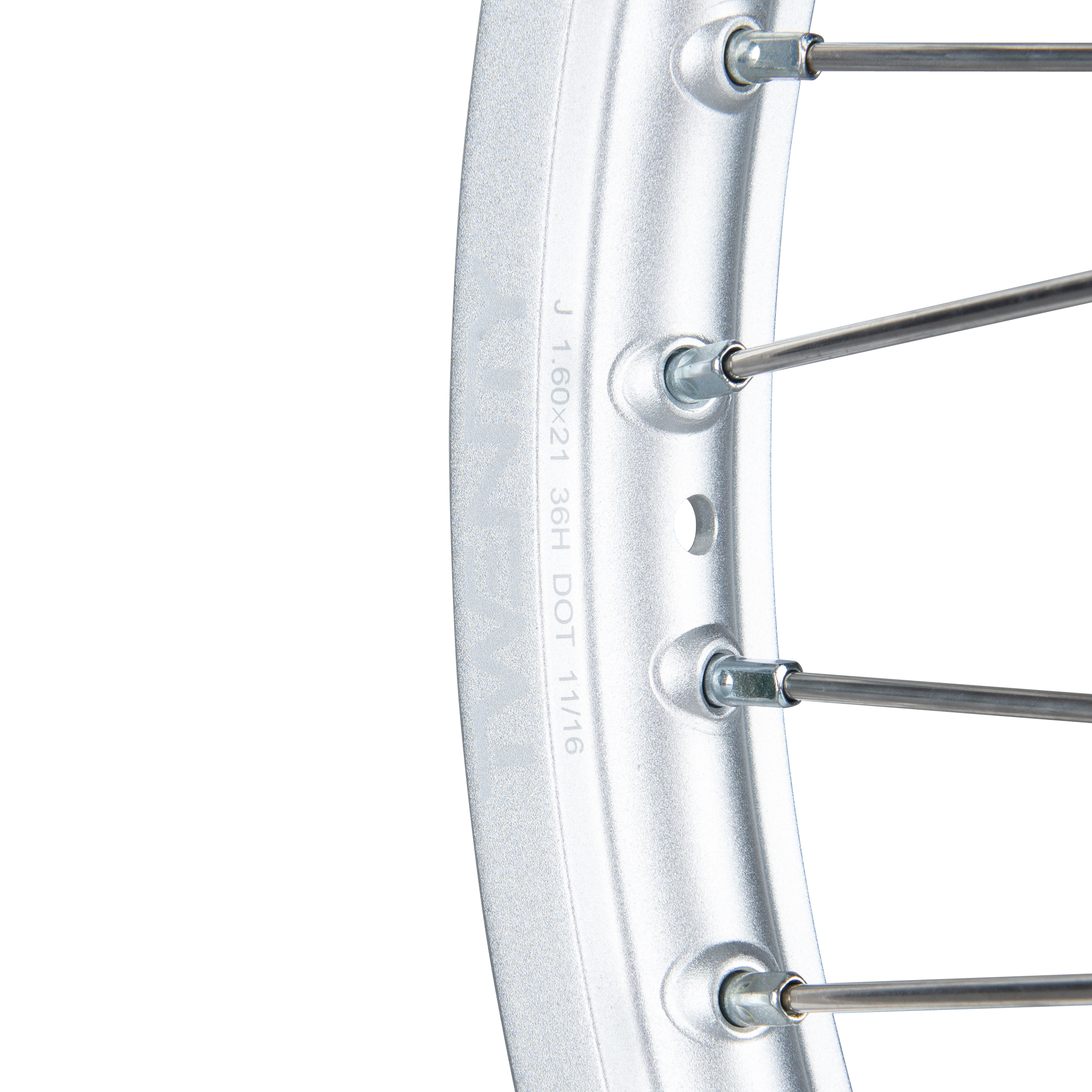 Rueda Delantera de Cross Twenty Plateado-Naranja 21"