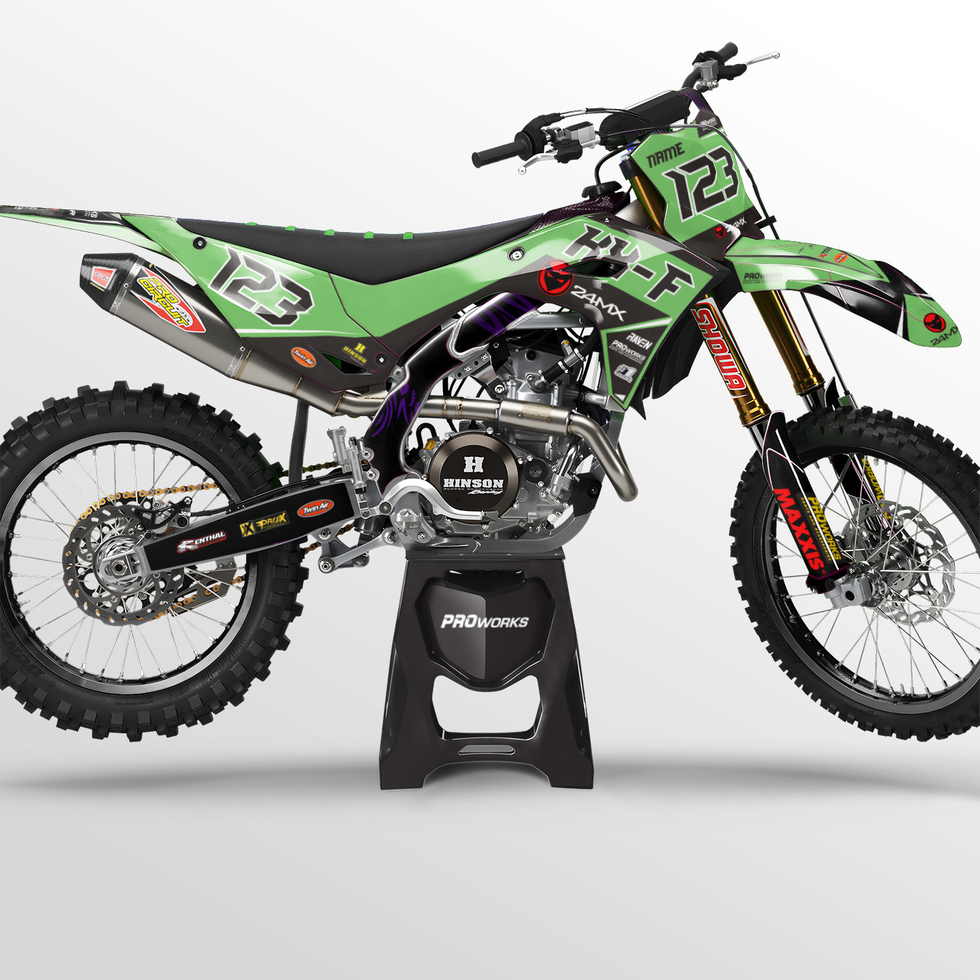 Kit De Autocolante 24MX Kawasaki Speed