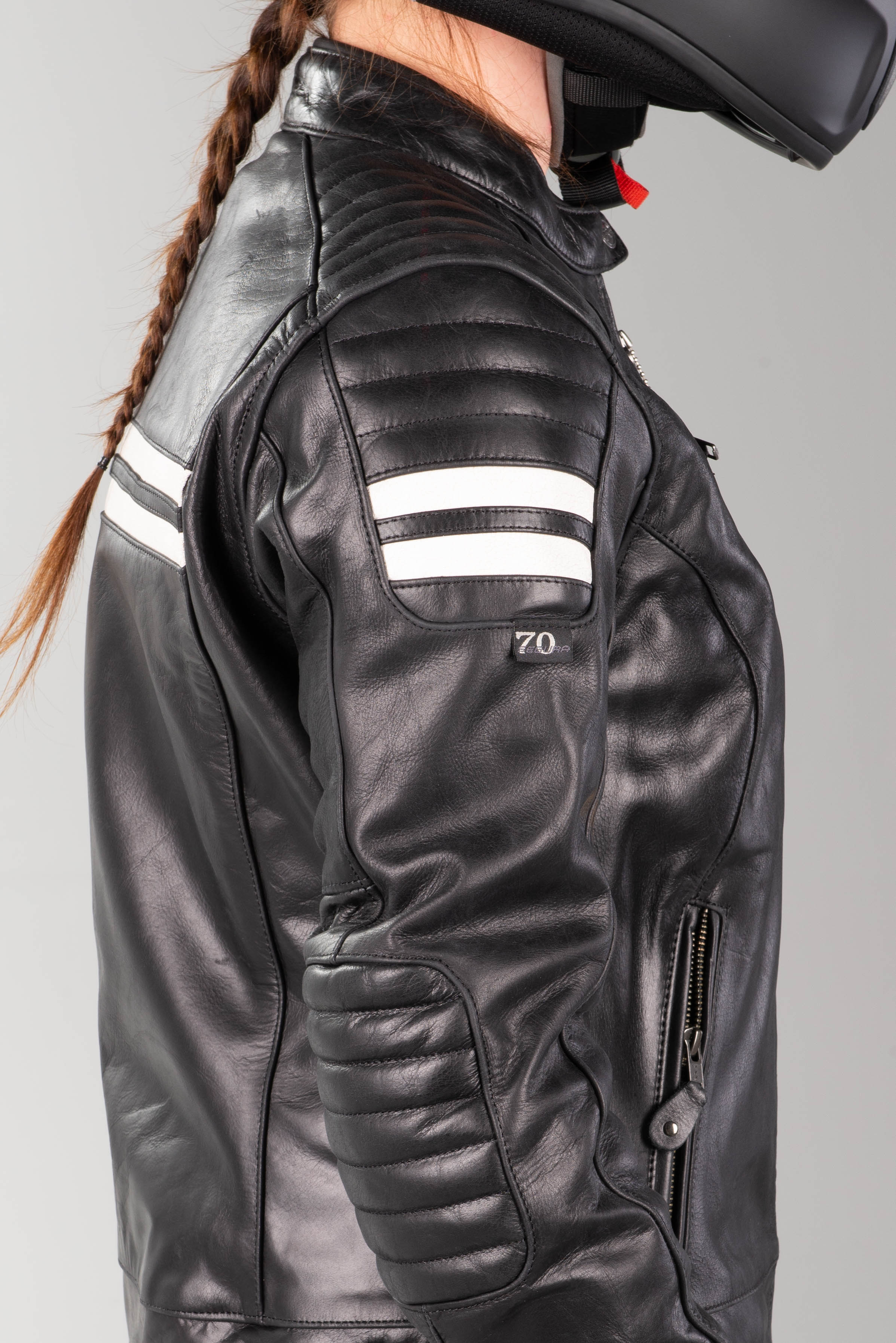 Chaqueta de Moto Segura Stripe Mujer