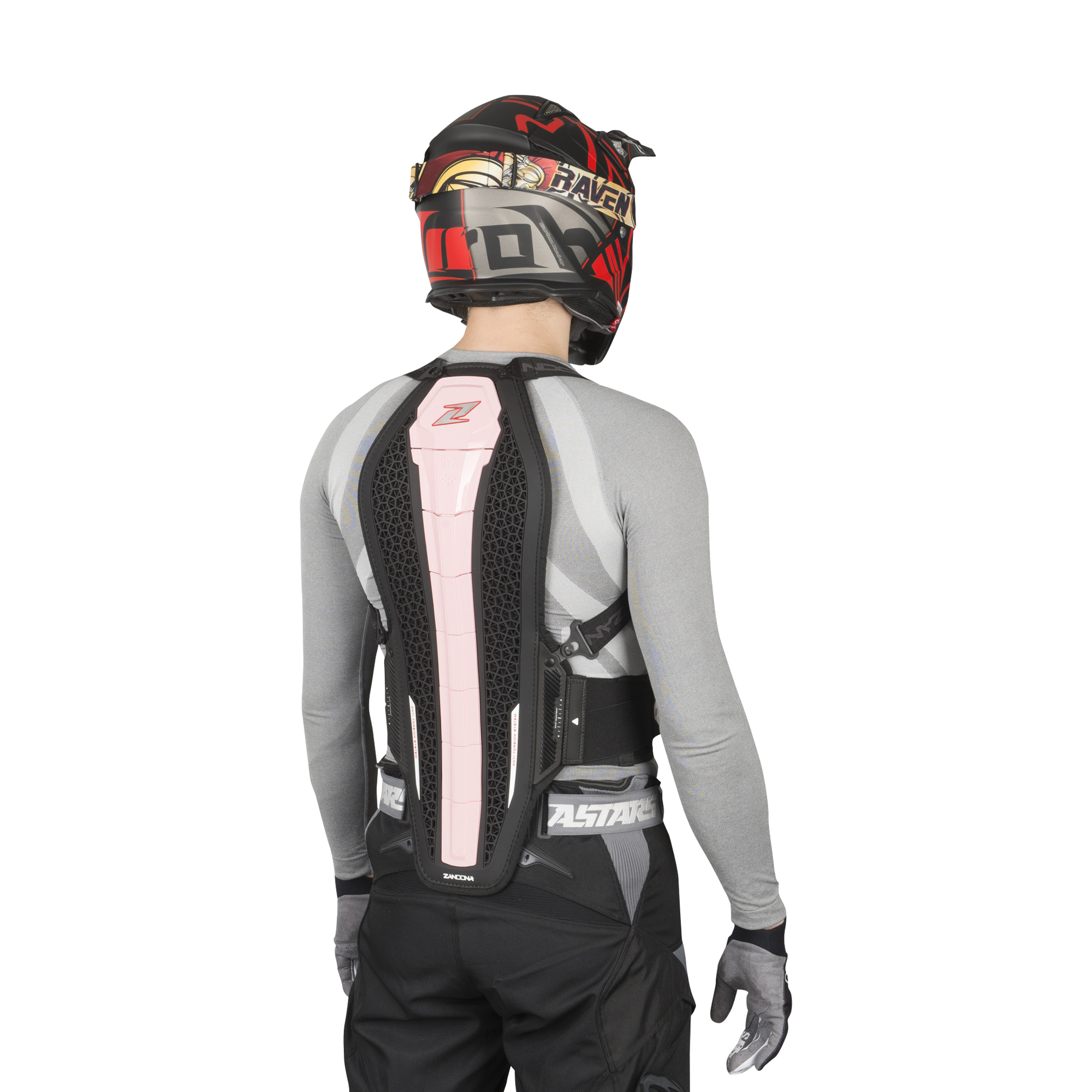 Rugbeschermer Hybrid Pro x8 Zandonà Roze