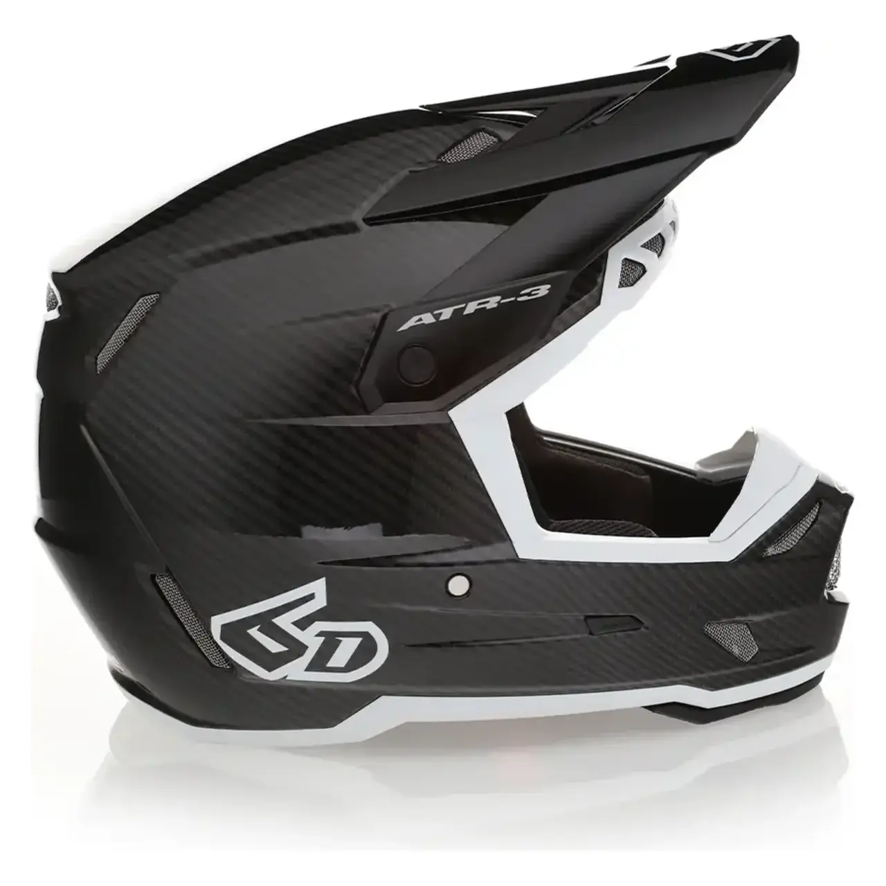 Casco MX 6D ATR-3 Solid FIM
