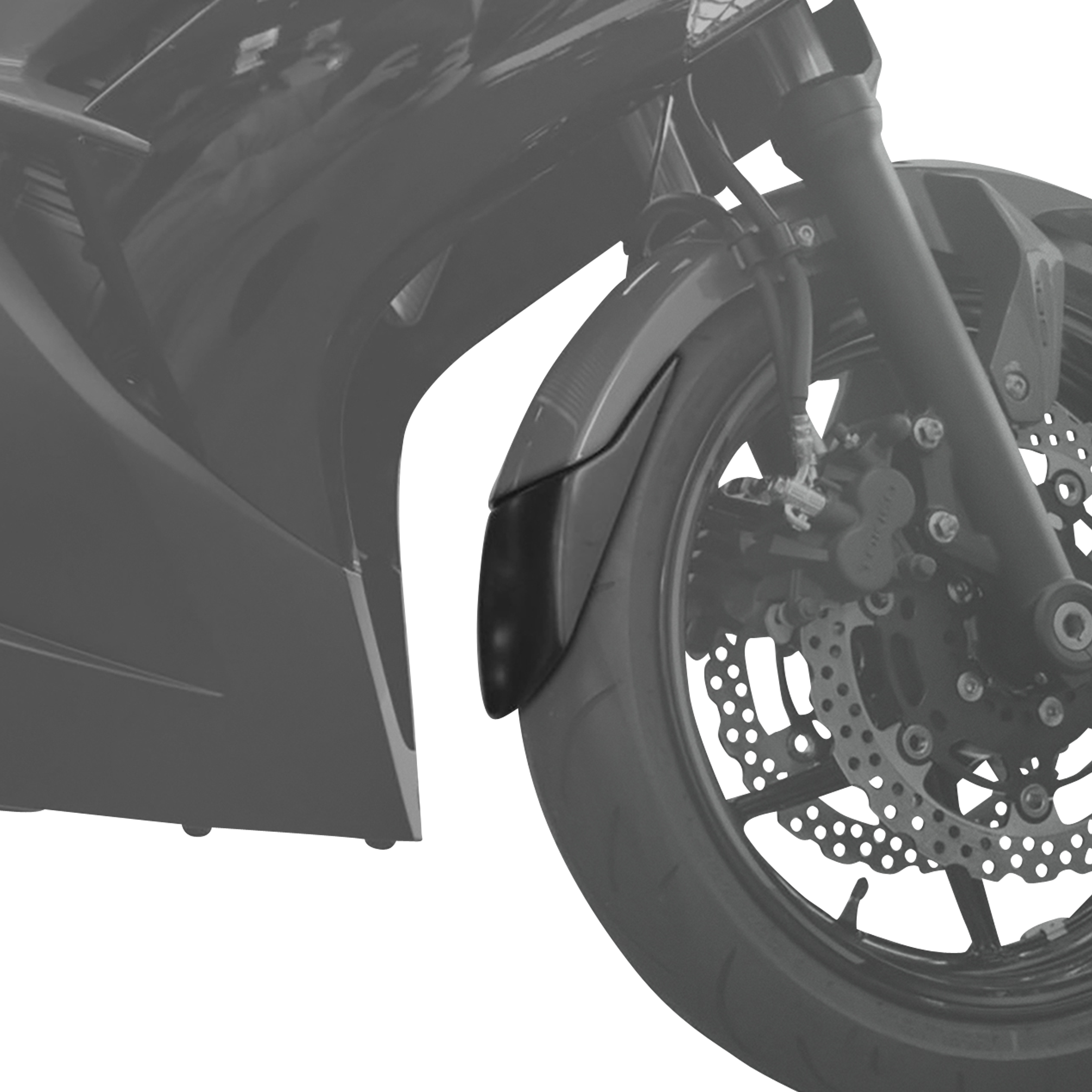Puig Front Fender Extender Black